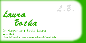 laura botka business card